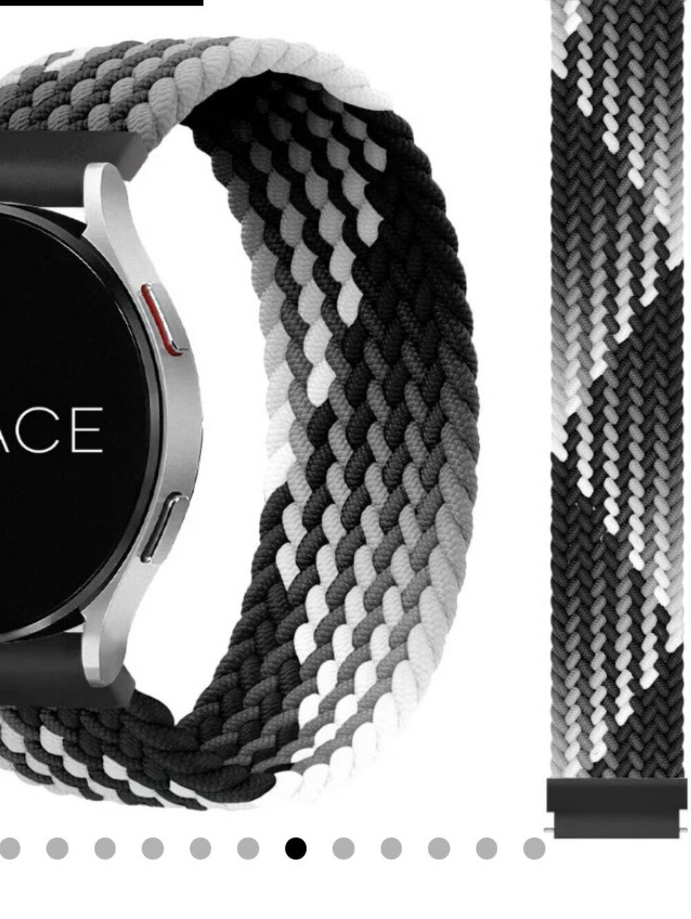 Solace Outlander Loop for Smart Watch Band -Black Colorowave